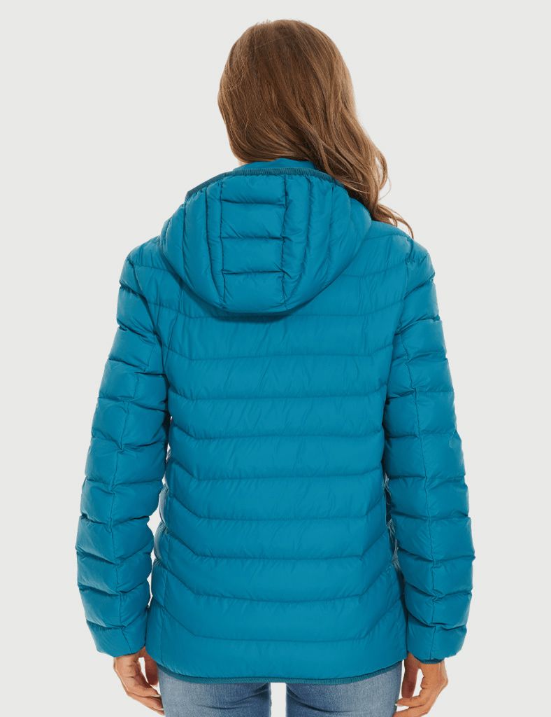 Heated Jacket With Dual Control Button 7.4V For Unisex - Green