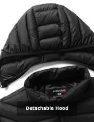 [Open Box] Heated Jacket for Unisex with Heating Areas Control Button, 7.4V [XL]