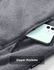 Zipper up Heated Fleece Jacket for Men 7.4V