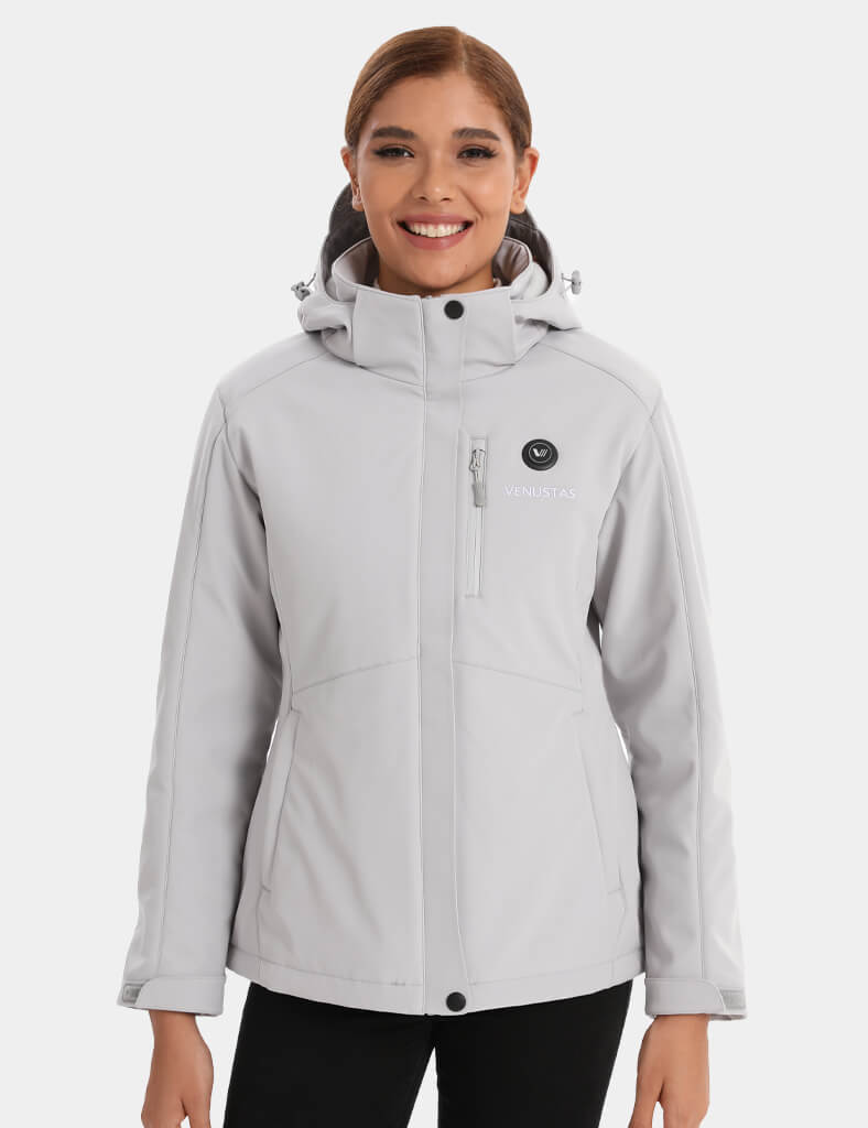 Women's Heated Jacket 7.4V - Blue/ Light Grey/ Navy/ Burgundy