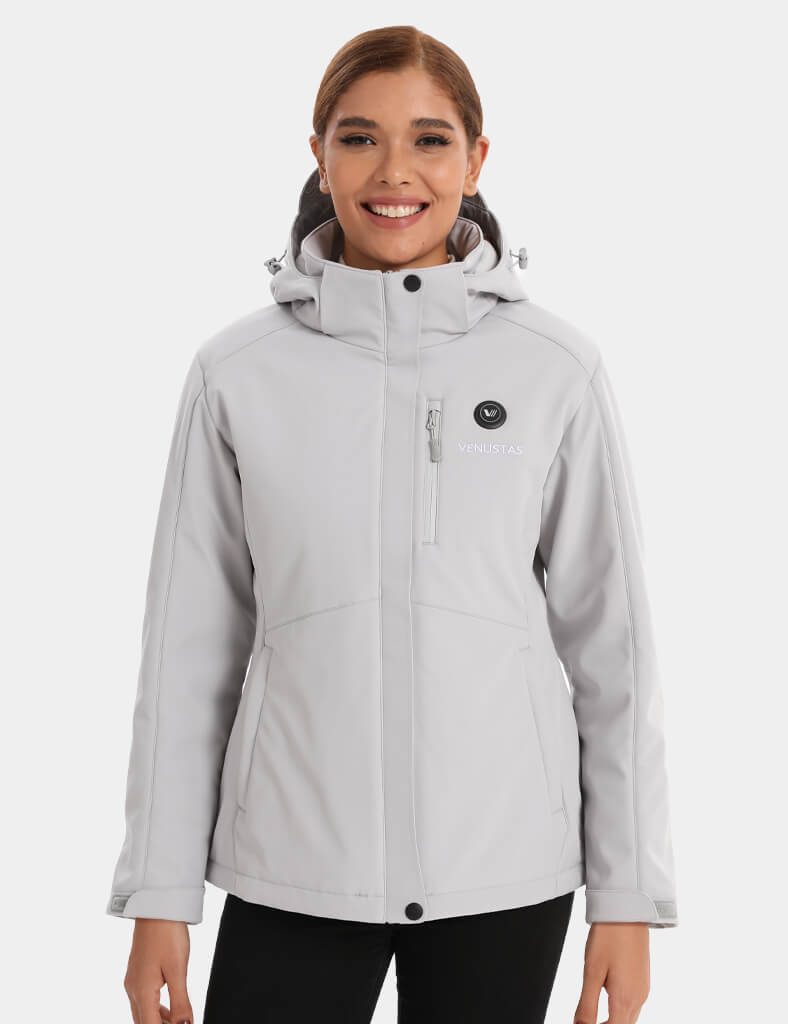 Women's Heated Jacket 7.4V - Blue/ Light Grey/ Navy/ Burgundy, W2168