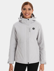 Women's Heated Jacket 7.4V - Blue/ Light Grey/ Navy/ Burgundy, W2168