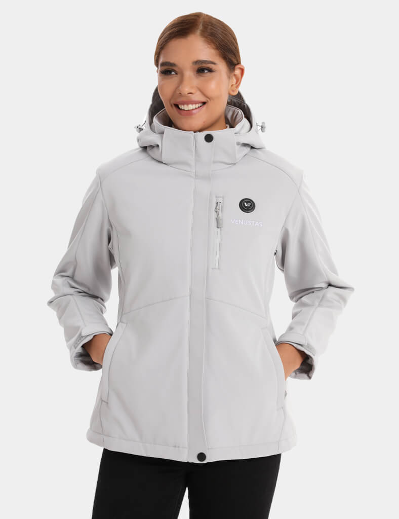 Women's Heated Jacket 7.4V - Blue/ Light Grey/ Navy/ Burgundy