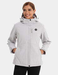 Women's Heated Jacket 7.4V - Blue/ Light Grey/ Navy/ Burgundy, W2168