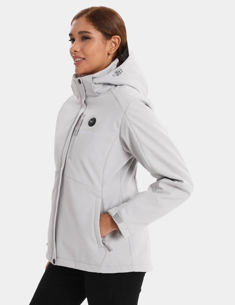 Women's Heated Jacket 7.4V - Blue/ Light Grey/ Navy/ Burgundy