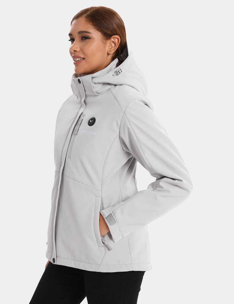 Women's Heated Jacket 7.4V - Blue/ Light Grey/ Navy/ Burgundy, W2168