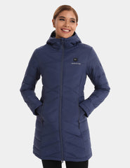 Heated Long Down Jacket 7.4V For Women - New Colors