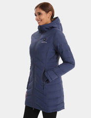 Heated Long Down Jacket 7.4V For Women - New Colors