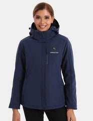 Women's Heated Jacket 7.4V - Blue/ Light Grey/ Navy/ Burgundy, W2168