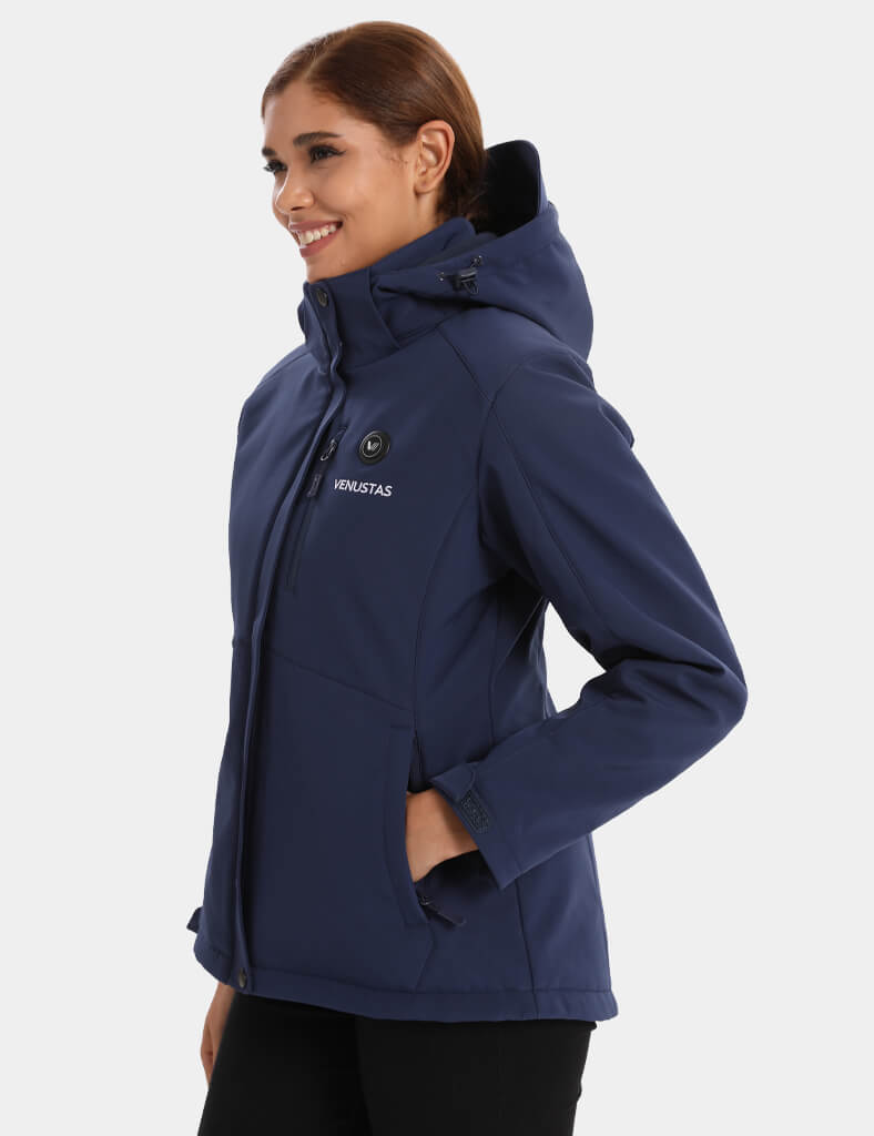 Women's Heated Jacket 7.4V - Blue/ Light Grey/ Navy/ Burgundy