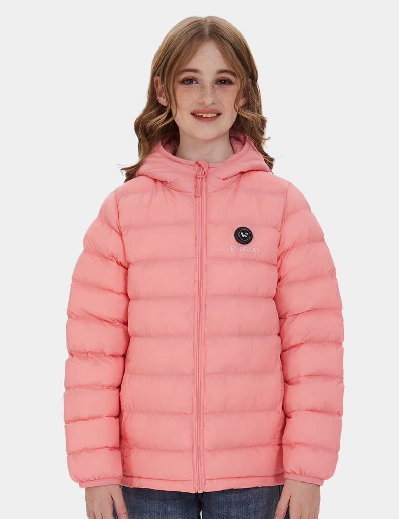 Girl’s Heated FELLEX  Hooded Jacket - Pink