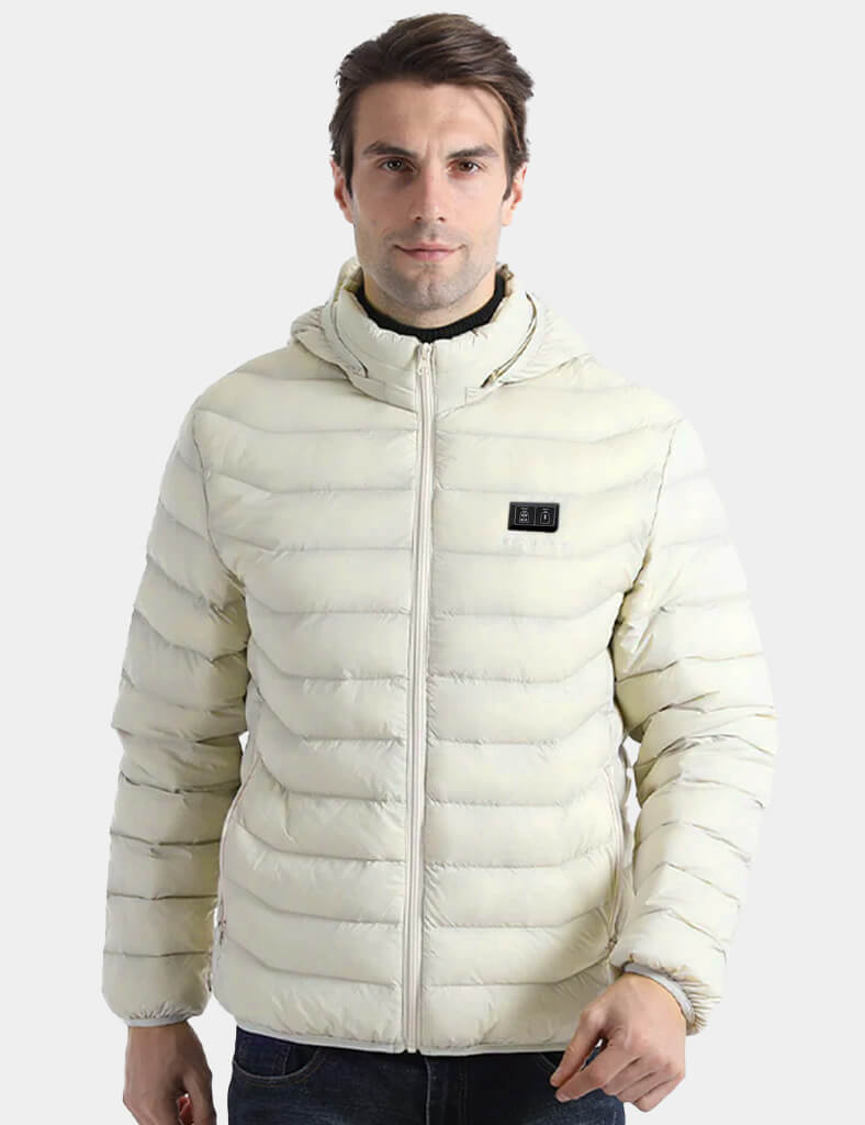 Heated Jacket With Dual Control Button 7.4V For Unisex --Seedpearl