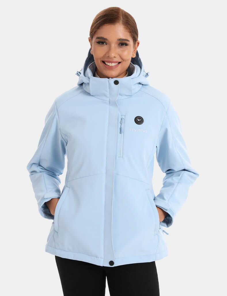 Women's Heated Jacket 7.4V - Blue/ Light Grey/ Navy/ Burgundy