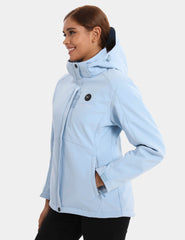 Women's Heated Jacket 7.4V - Blue/ Light Grey/ Navy/ Burgundy, W2168