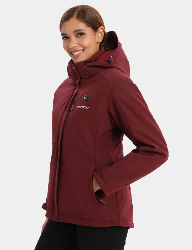 Women's Heated Jacket 7.4V - Blue/ Light Grey/ Navy/ Burgundy