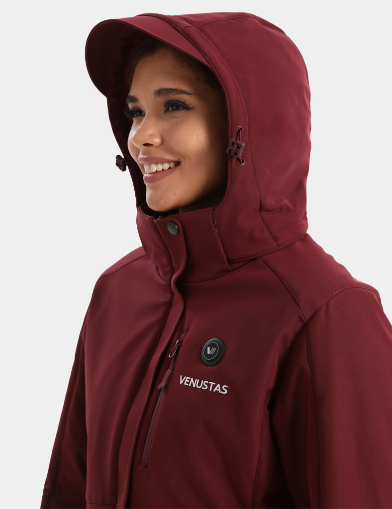 Women's Heated Jacket 7.4V - Blue/ Light Grey/ Navy/ Burgundy