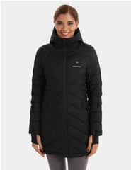 Heated Long Down Jacket 7.4V For Women, W62