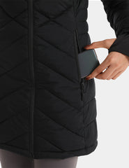 Heated Long Down Jacket 7.4V For Women, W62