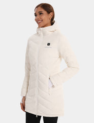 Heated Long Down Jacket 7.4V For Women - New Colors