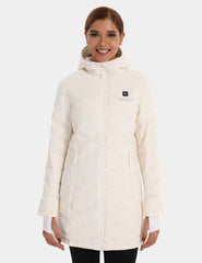 Heated Long Down Jacket 7.4V For Women - New Colors