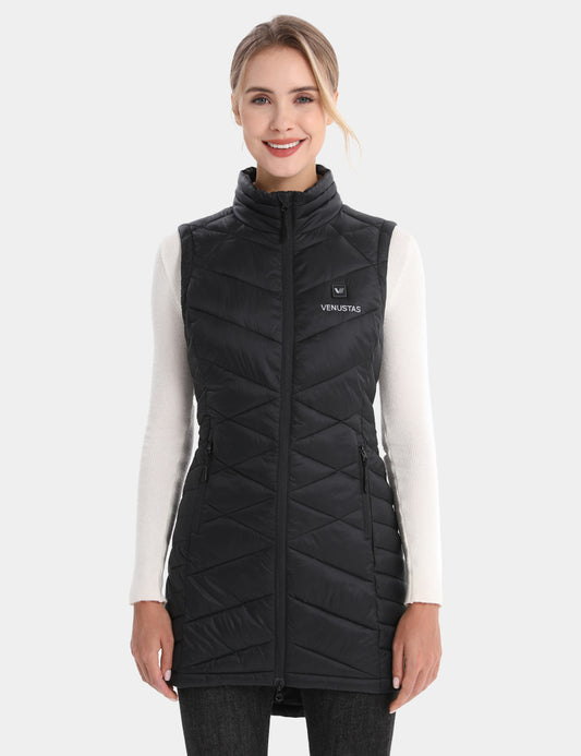 Women's Heated Long Puffer Vest 7.4V, W24L