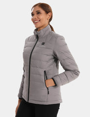 Women's Recycled Heated Lightweight Down Jacket 7.4V, EW32