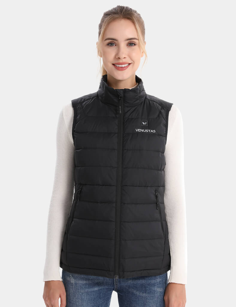 Women's Recycled Heated Lightweight Down Vest 7.4V