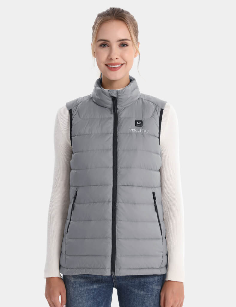 Women's Recycled Heated Lightweight Down Vest 7.4V