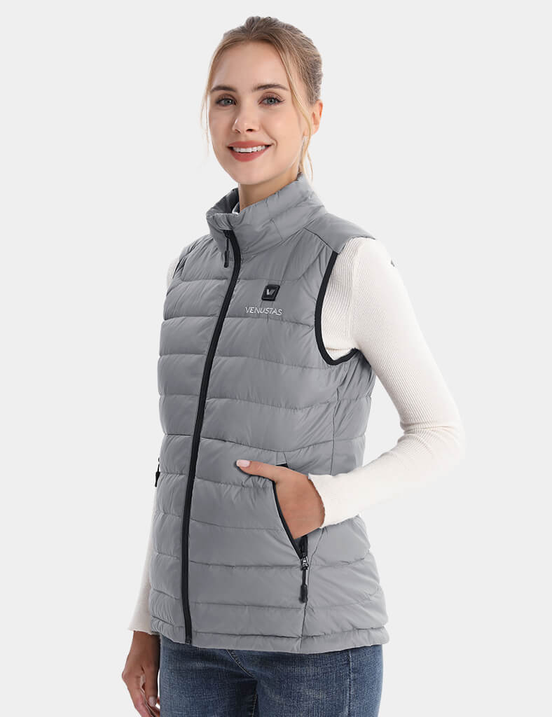 Women's Recycled Heated Lightweight Down Vest 7.4V