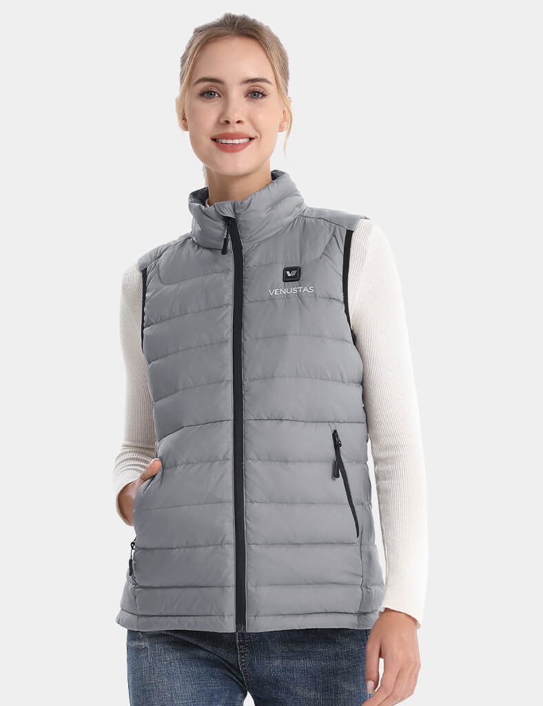 Women's Recycled Heated Lightweight Down Vest 7.4V