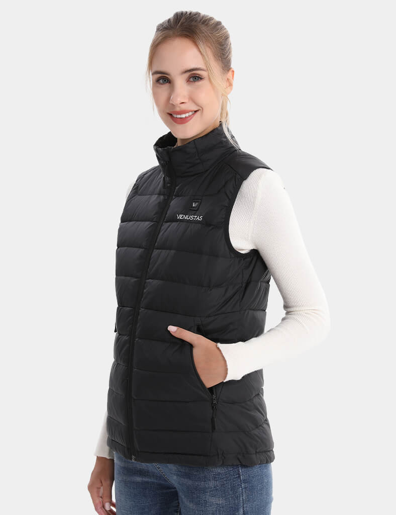 Women's Recycled Heated Lightweight Down Vest 7.4V