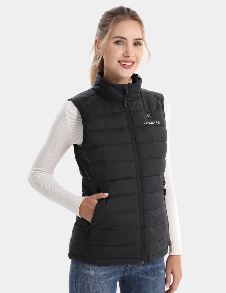 Women's Recycled Heated Lightweight Down Vest 7.4V