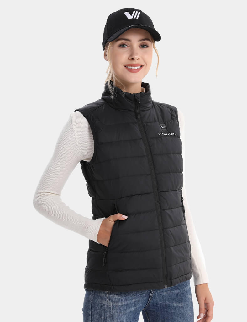 Women's Recycled Heated Lightweight Down Vest 7.4V