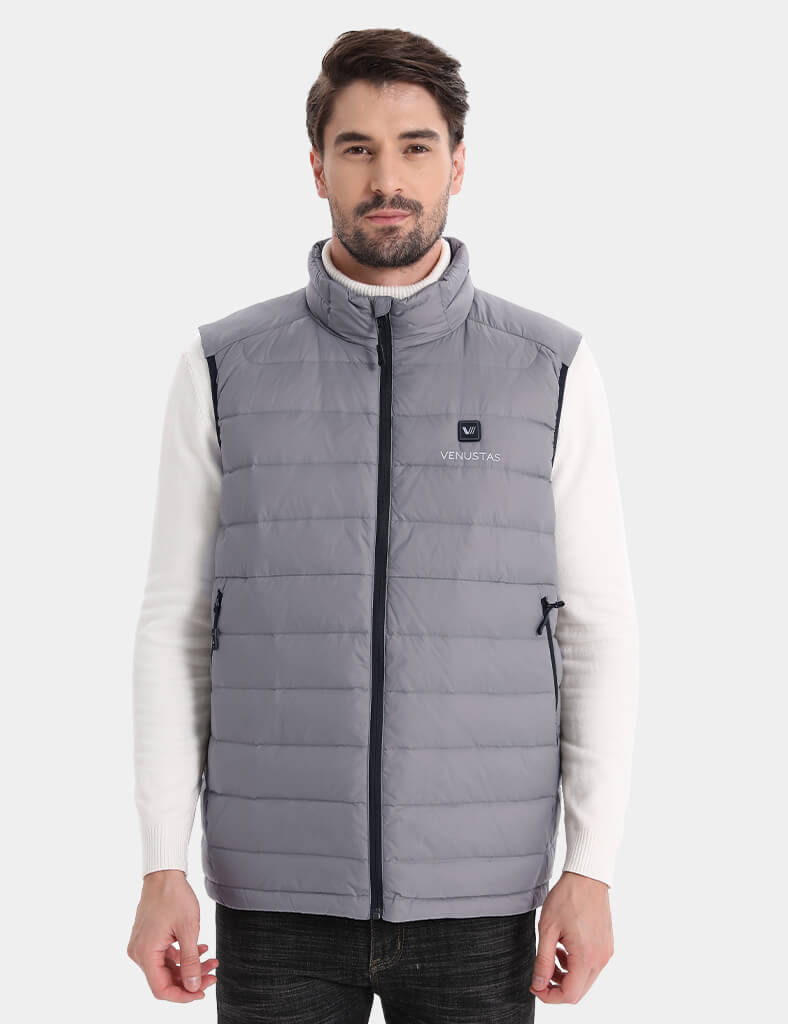 Men's Recycled Heated Lightweight Down Vest 7.4V