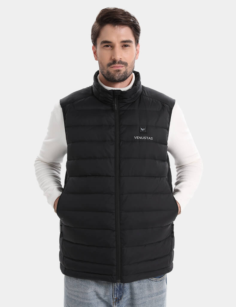 Men's Recycled Heated Lightweight Down Vest 7.4V