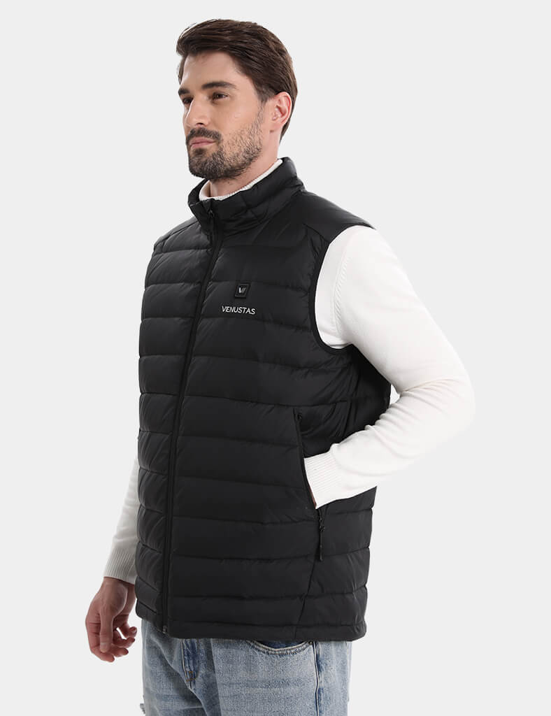 Men's Recycled Heated Lightweight Down Vest 7.4V