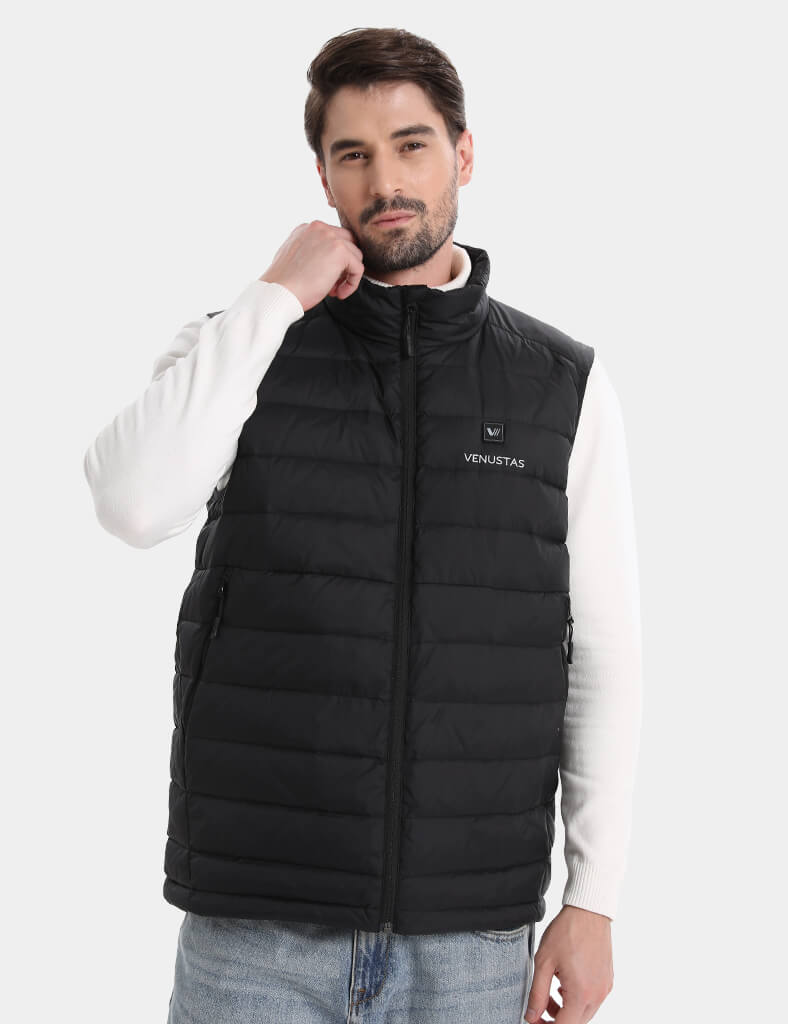 Men's Recycled Heated Lightweight Down Vest 7.4V