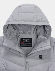 Women's Heated Recycled Puffer Jacket 7.4V - Grey