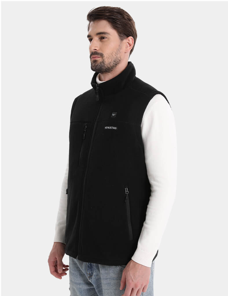 Men’s Heated Recycled Fleece Vest 7.4V, EM21