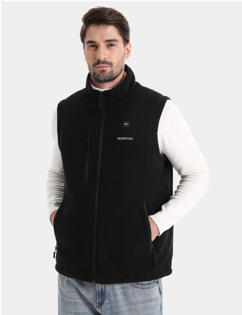 Men’s Heated Recycled Fleece Vest 7.4V, EM21