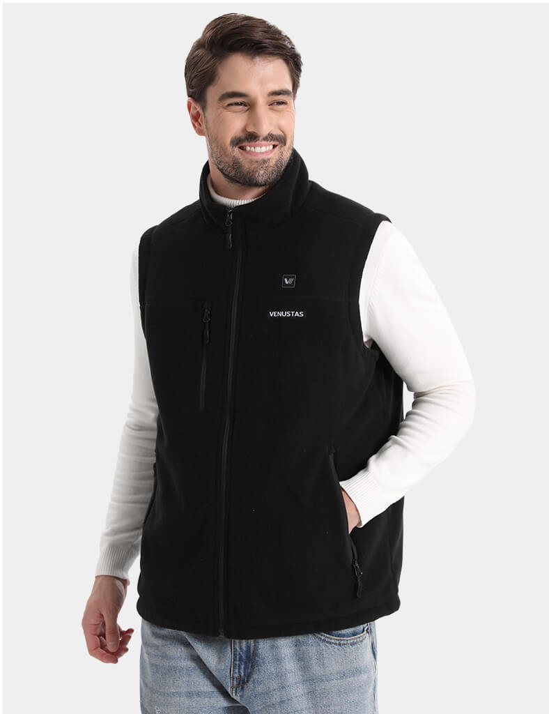 Men’s Heated Recycled Fleece Vest 7.4V, EM21