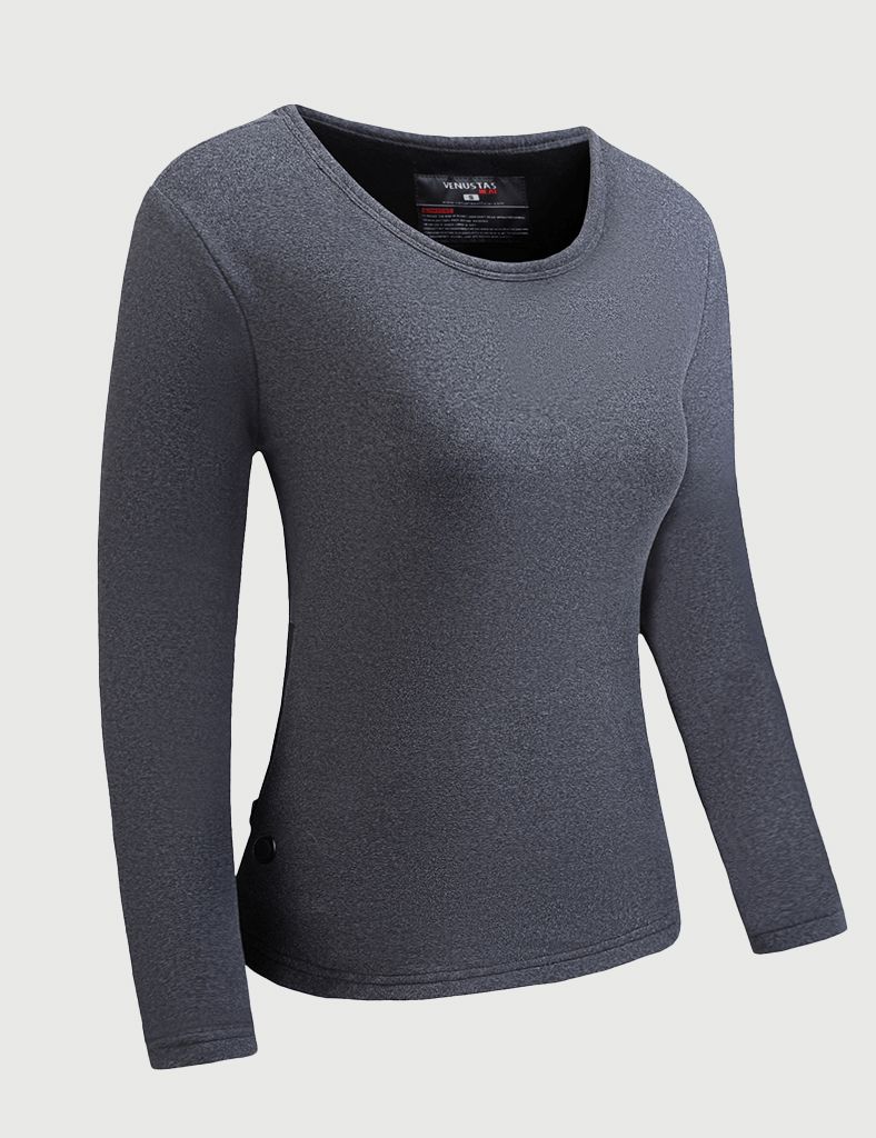 Heated Thermal Underwear Shirt For Women, 5V[L,XL]