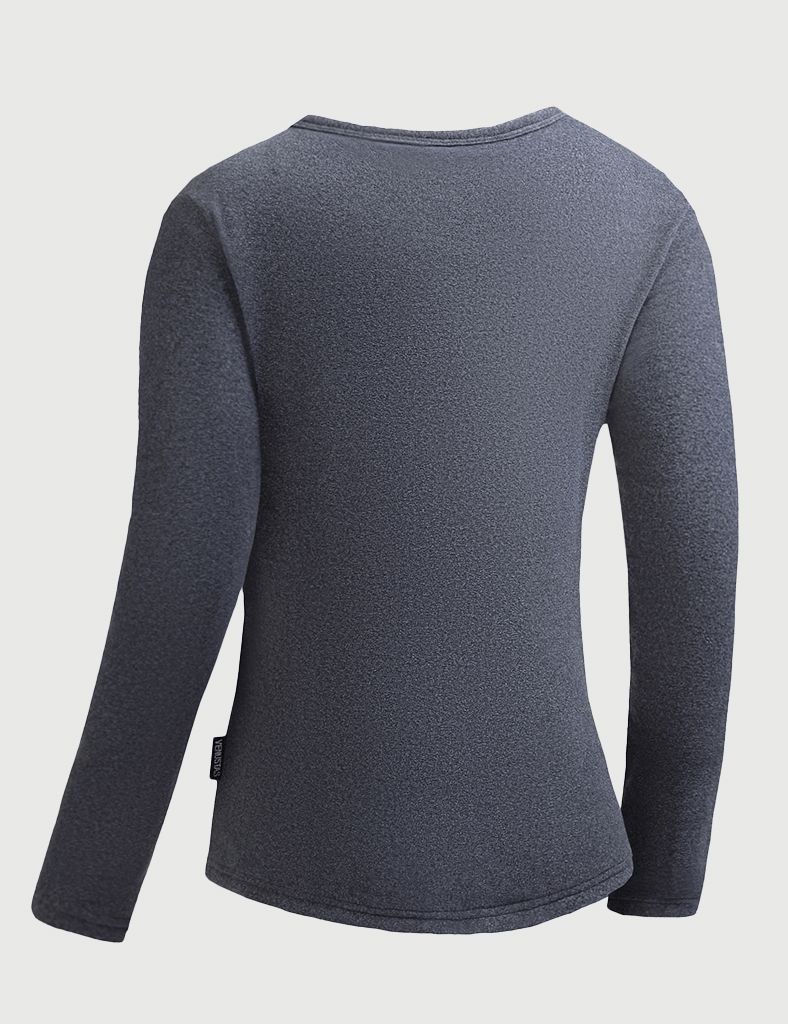 [Final Sale] Heated Thermal Underwear Shirt For Women, 5V [XL]