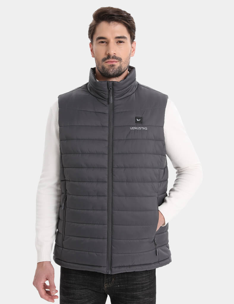 Men's Classic Heated Vest 7.4V - Navy/ Dark Grey/ Grey/ Harbon Blue