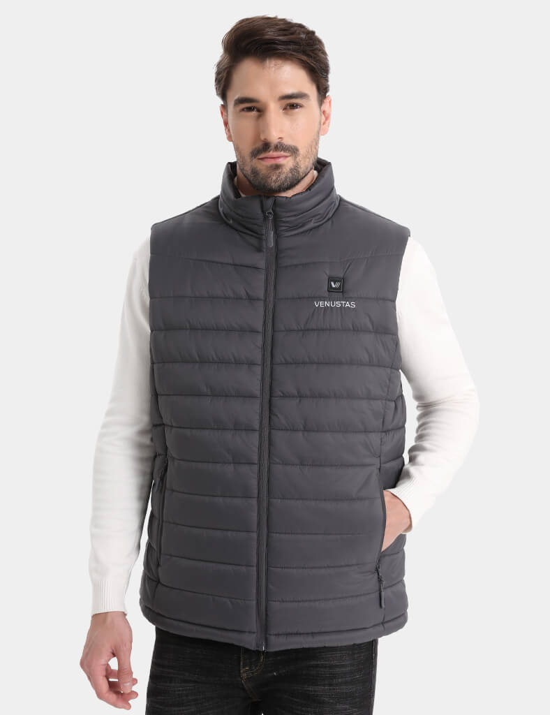 Men's Classic Heated Vest 7.4V - Navy/ Dark Grey/ Grey/ Harbon Blue