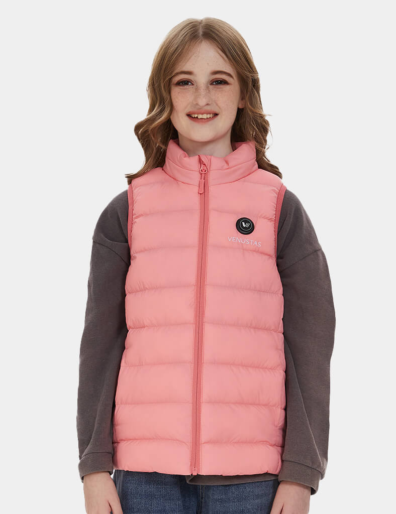 Girl’s Heated FELLEX Vest 7.4V - Pink