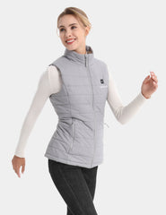 Women's Classic Heated Vest 7.4V - Milk White/ Light Grey/ Burgundy/ Pink