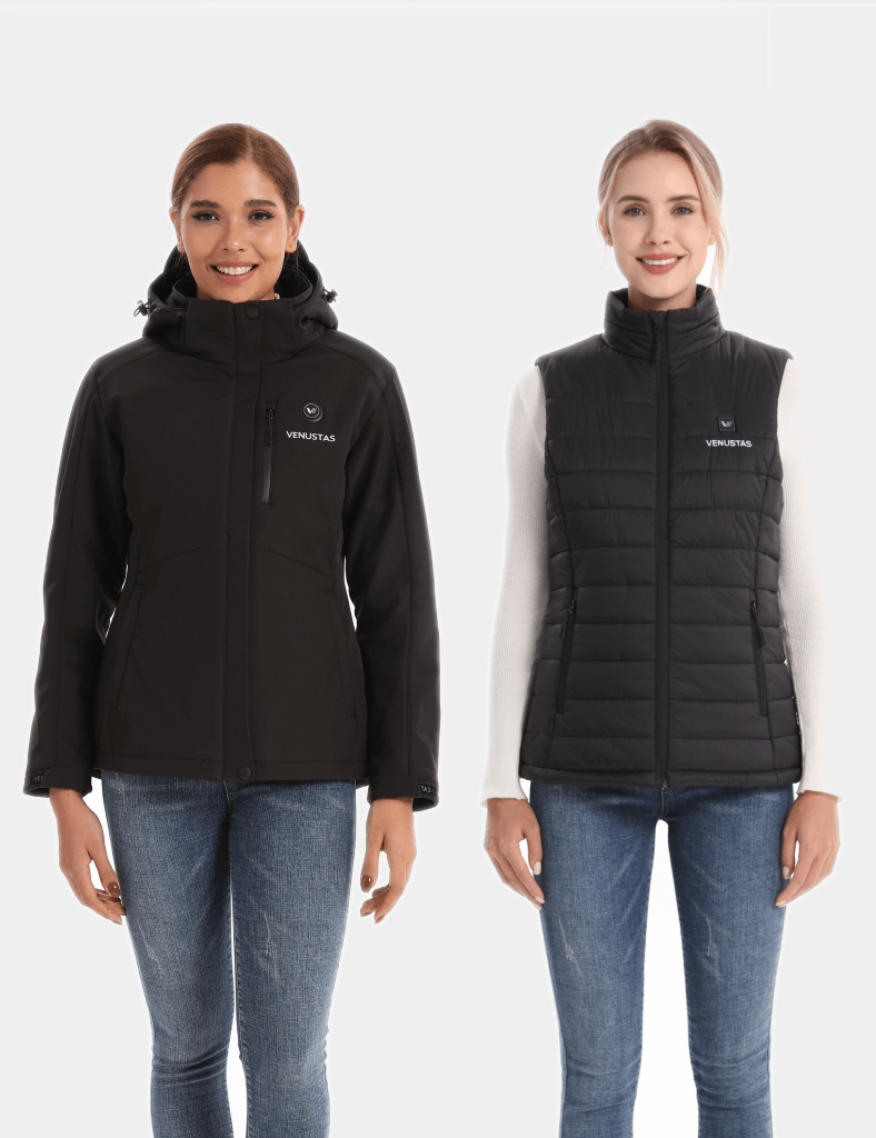 [Bundle Deal] Women's Heated Jacket 7.4V & Women's Heated Vest 7.4V