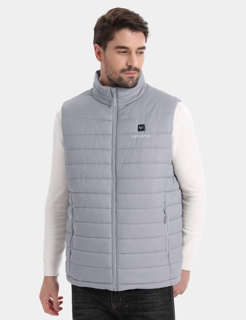 Men's Classic Heated Vest 7.4V - Navy/ Dark Grey/ Grey/ Harbon Blue