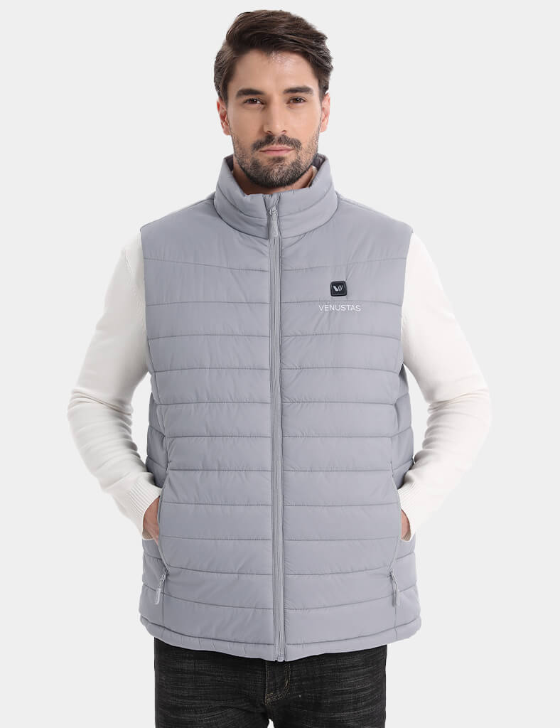 Men's Classic Heated Vest 7.4V - Navy/ Dark Grey/ Grey/ Harbon Blue